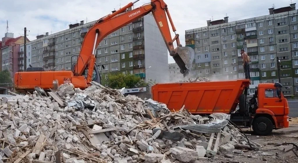 Профессиональный вывоз строительного мусора в Одинцове в октябре