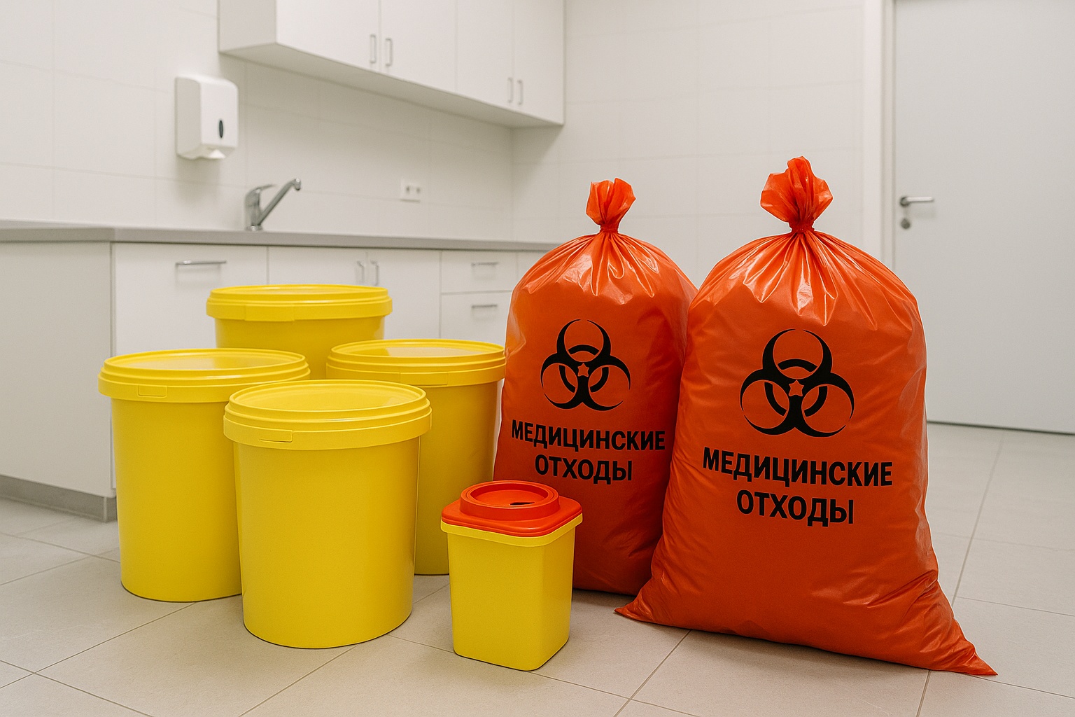 Утилизация медицинских и биологических отходов в Одинцове – вывоз, сбор, лицензия, цены от 12 руб. – ПроМусор